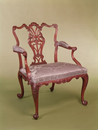 Armchair, c.1760 by Thomas Chippendale